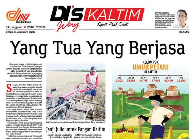 Disway Kaltim Edisi Cetak 12 November 2020