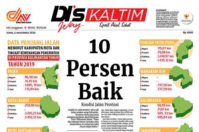 Disway Kaltim Edisi Cetak 23 November 2020