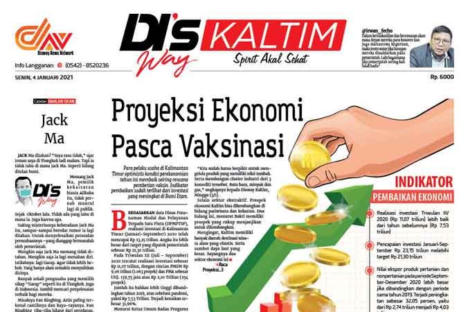 Disway Kaltim Edisi Cetak 4 Januari 2021