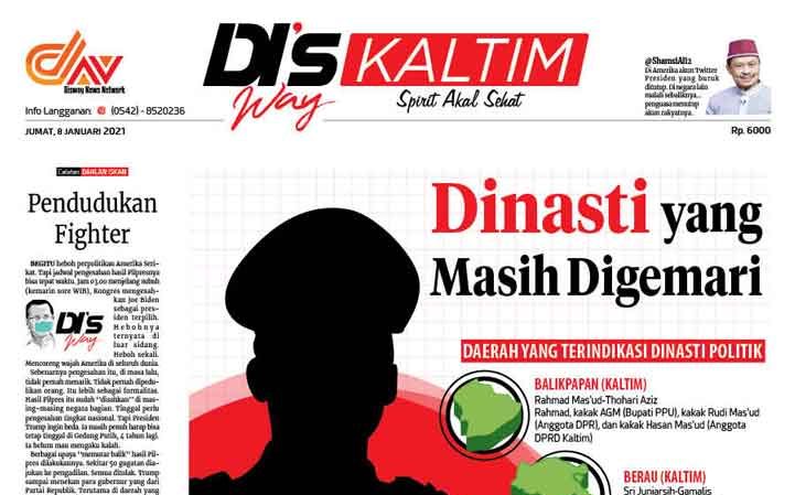 Disway Kaltim Edisi Cetak 8 Januari 2021