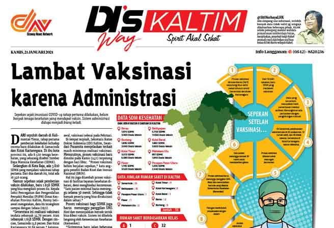 Disway Kaltim Edisi Cetak 21 Januari 2021