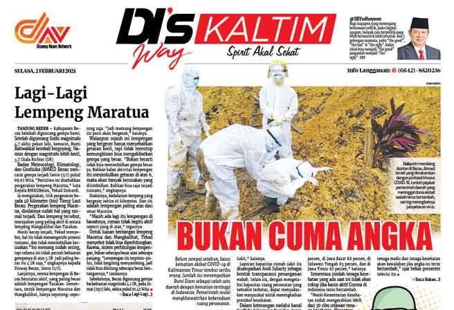 Disway Kaltim Edisi Cetak 2 Februari 2021