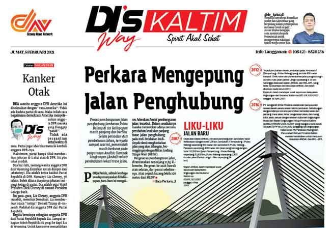 Disway Kaltim Edisi Cetak 5 Februari 2021