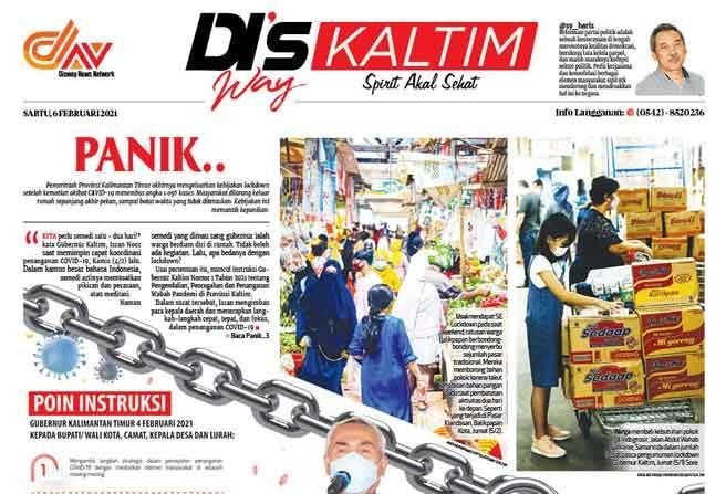 Disway Kaltim Edisi Cetak 6 Februari 2021