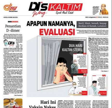 Disway Kaltim Edisi Cetak 8 Februari 2021