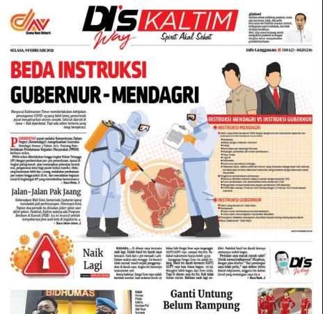 Disway Kaltim Edisi Cetak 9 Februari 2021