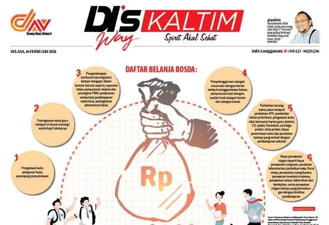 Disway Kaltim Edisi Cetak 16 Februari 2021