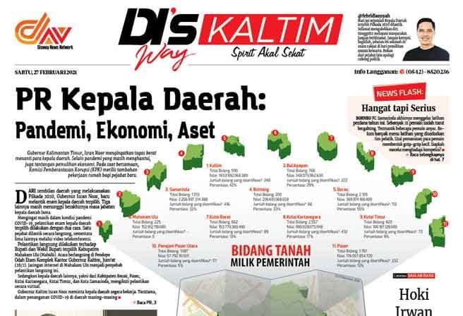 Disway Kaltim Edisi Cetak 27 Februari 2021