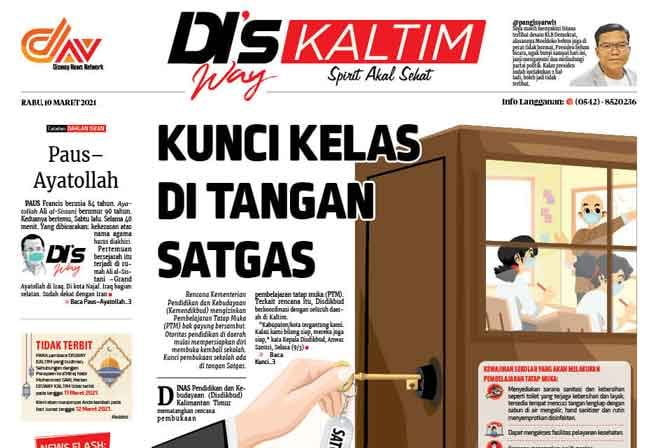 Disway Kaltim Edisi Cetak 10 Maret 2021