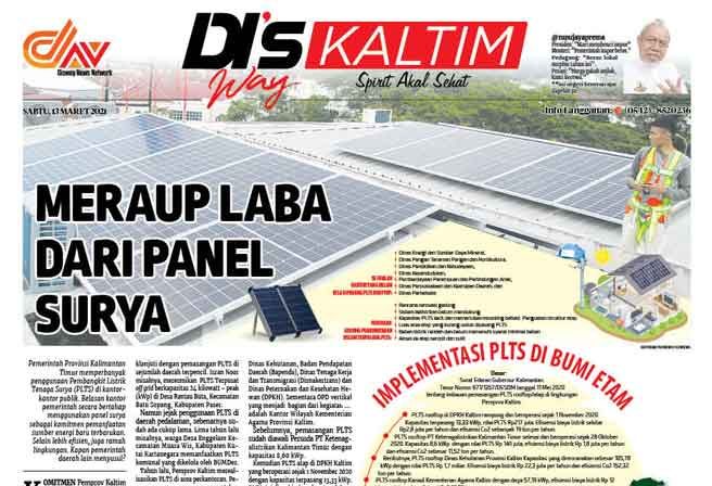 Disway Kaltim Edisi Cetak 13 Maret 2021