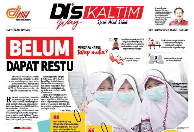 Disway Kaltim Edisi Cetak 20 Maret 2021