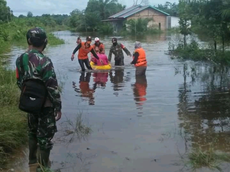 Curah Hujan Tinggi, Ratusan Warga PPU Terendam Banjir