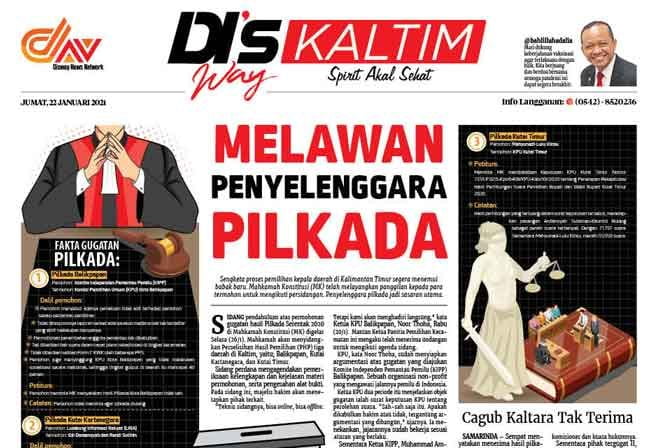 Disway Kaltim Edisi Cetak 22 Januari 2021