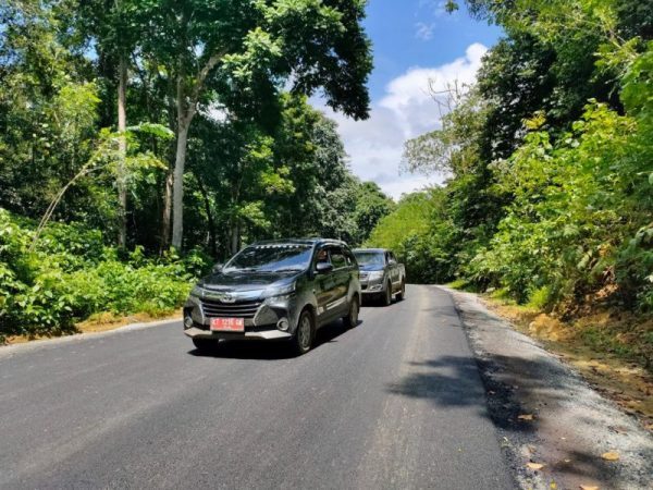 Akses Jalan Teluk Sumbang Dibenahi secara Bertahap