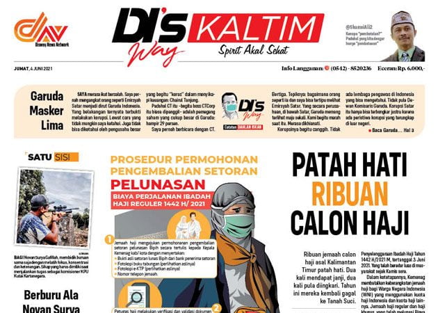 Disway Kaltim Edisi Cetak 4 Juni 2021