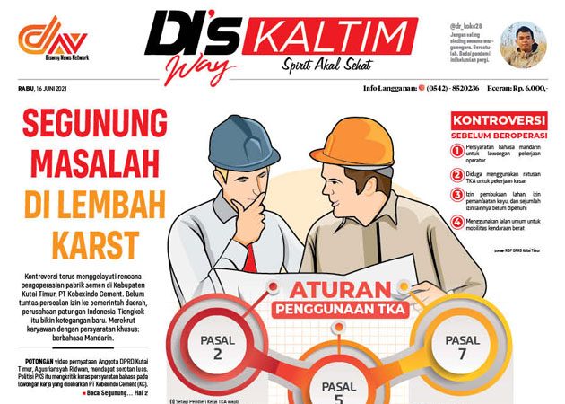 Disway Kaltim Edisi Cetak 16 Juni 2021