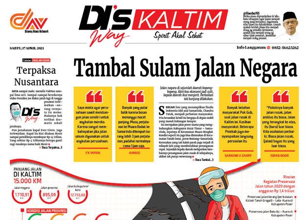 Disway Kaltim Edisi Cetak 17 April 2021