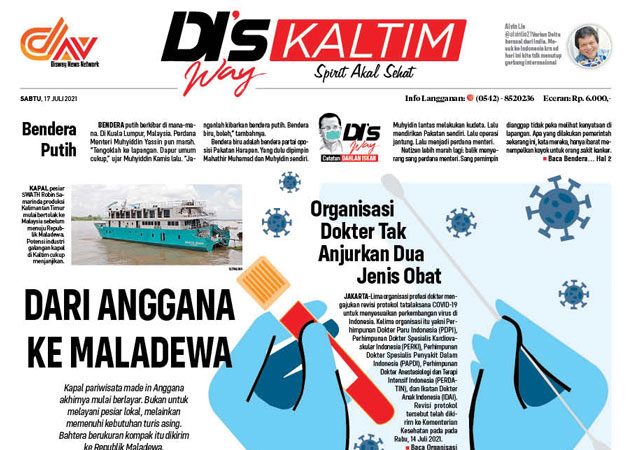 Disway Kaltim Edisi Cetak 17 Juli 2021