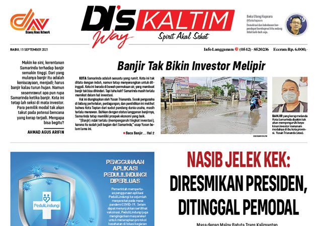 Disway Kaltim Edisi Cetak 16 September 2021