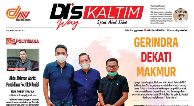 Disway Kaltim Edisi Cetak 22 Juni 2021