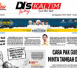 Disway Kaltim Edisi Cetak 18 Oktober 2021