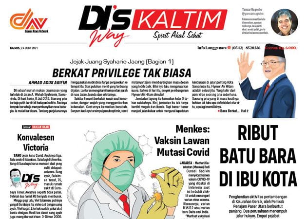 Disway Kaltim Edisi Cetak 24 Juni 2021