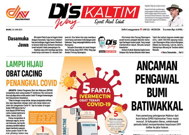 Disway Kaltim Edisi Cetak 23 Juni 2021