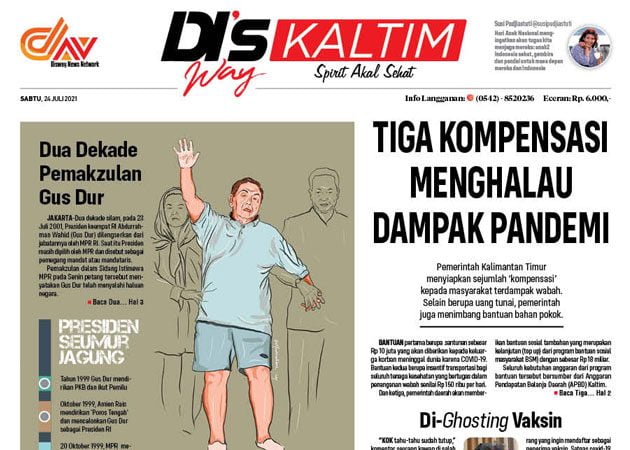 Disway Kaltim Edisi Cetak 24 Juli 2021