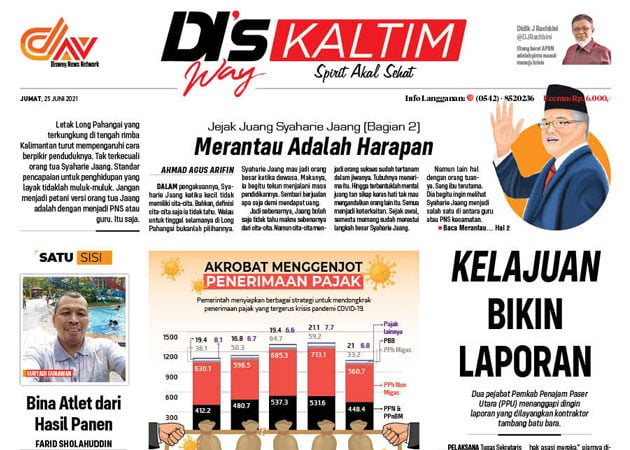 Disway Kaltim Edisi Cetak 25 Juni 2021