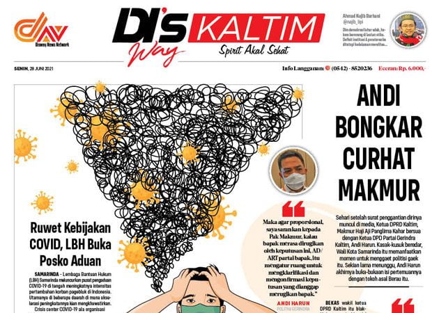 Disway Kaltim Edisi Cetak 28 Juni 2021