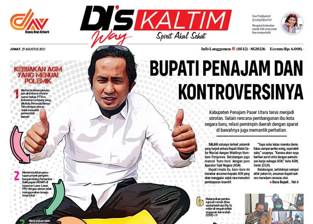 Disway Kaltim Edisi Cetak 27 Agustus 2021