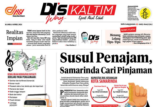 Disway Kaltim Edisi Cetak 7 April 2021