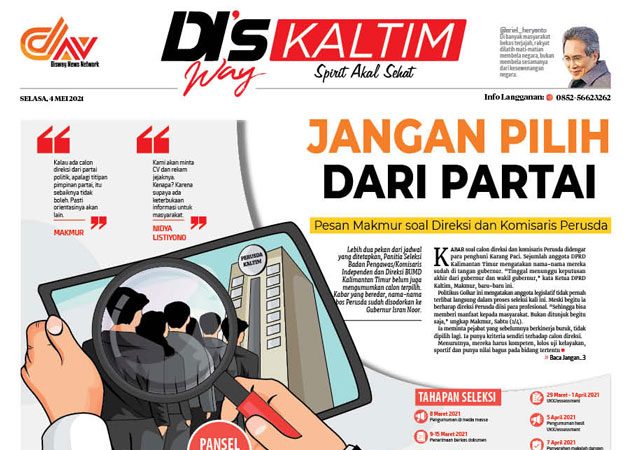 Disway Kaltim Edisi Cetak 4 Mei 2021