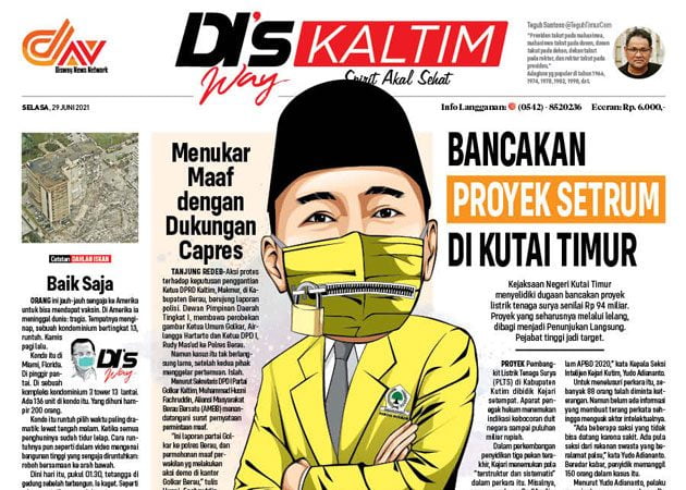 Disway Kaltim Edisi Cetak 29 Juni 2021