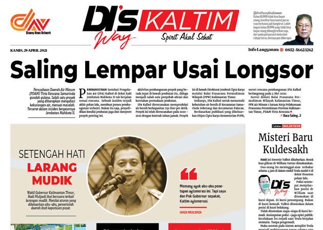 Disway Kaltim Edisi Cetak 29 April 2021