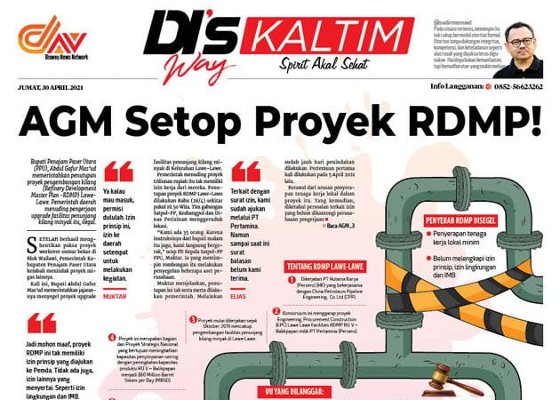 Disway Kaltim Edisi Cetak 30 April 2021