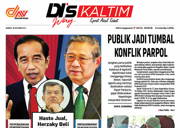 Disway Kaltim Edisi Cetak 30 Oktober 2021