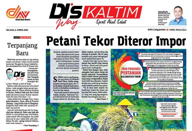 Disway Kaltim Edisi Cetak 6 April 2021