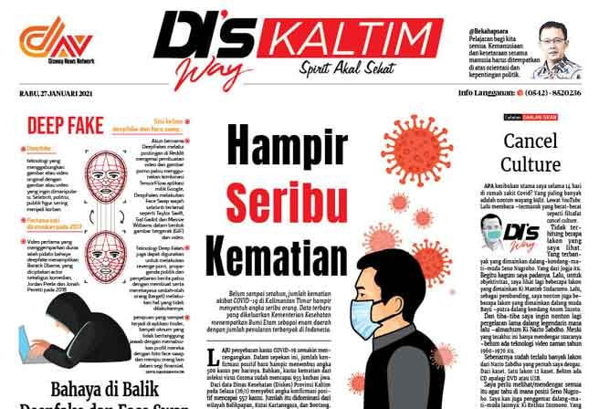 Disway Kaltim Edisi Cetak 27 Januari 2021