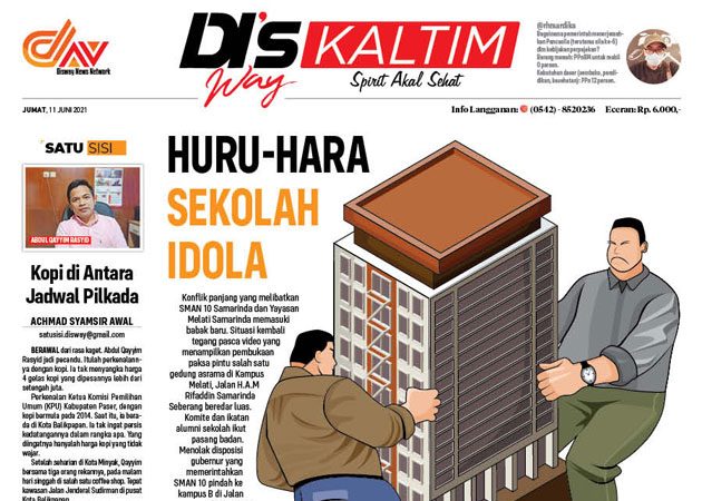 Disway Kaltim Edisi Cetak 11 Juni 2021