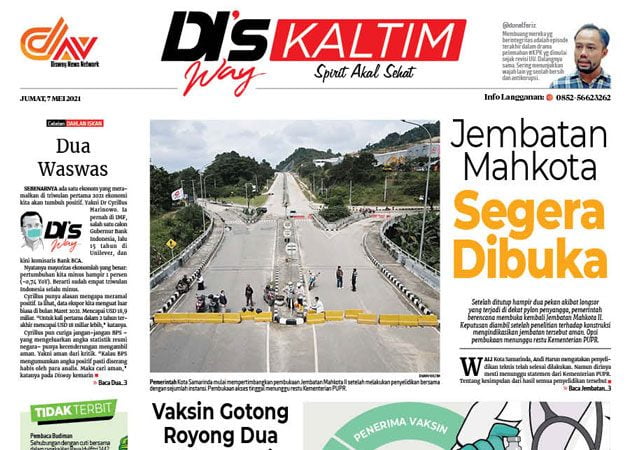 Disway Kaltim Edisi Cetak 7 Mei 2021