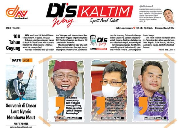 Disway Kaltim Edisi Cetak 9 Juni 2021