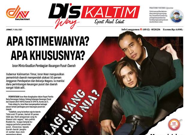 Disway Kaltim Edisi Cetak 9 Juli 2021