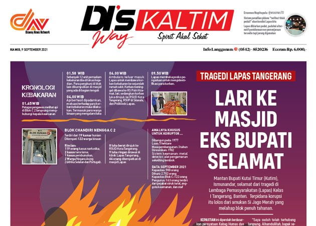 Disway Kaltim Edisi Cetak 9 September 2021