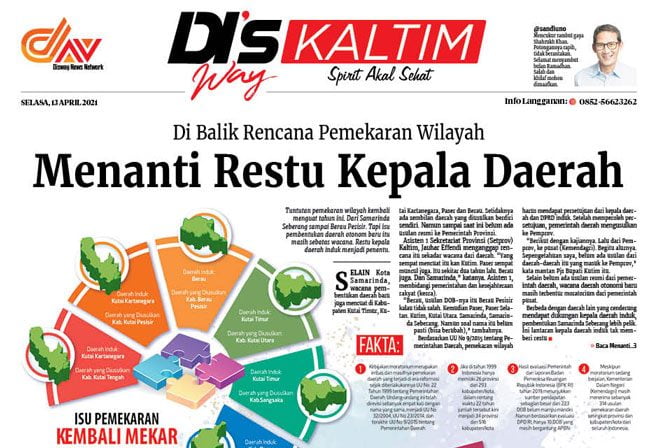 Disway Kaltim Edisi Cetak 13 April 2021