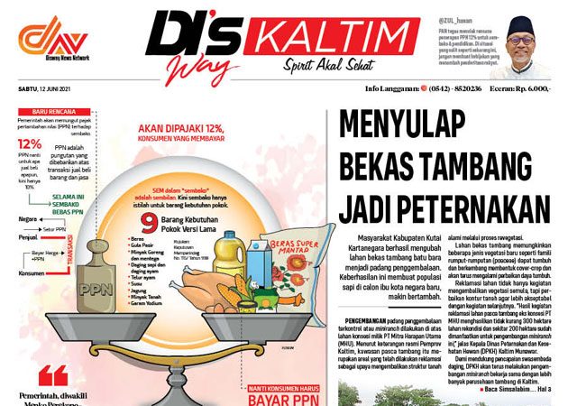 Disway Kaltim Edisi Cetak 12 Juni 2021