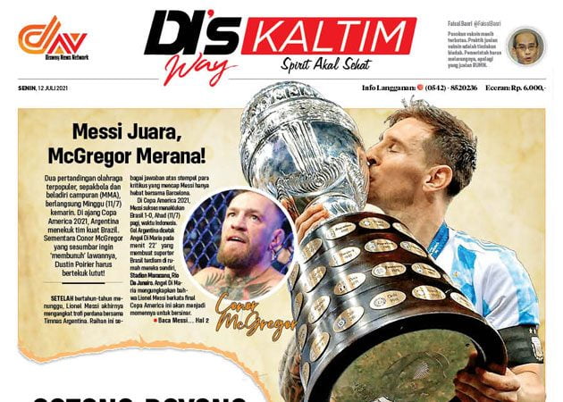 Disway Kaltim Edisi Cetak 12 Juli 2021