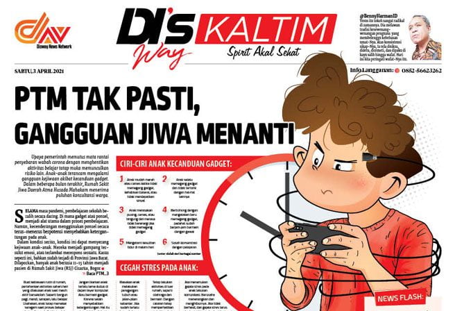 Disway Kaltim Edisi Cetak 3 April 2021