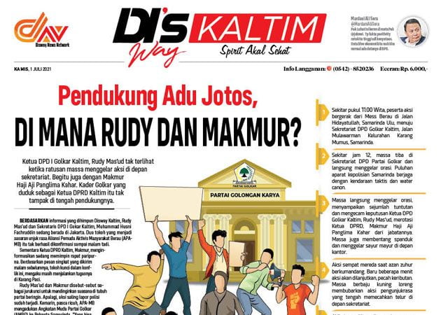 Disway Kaltim Edisi Cetak 1 Juli 2021