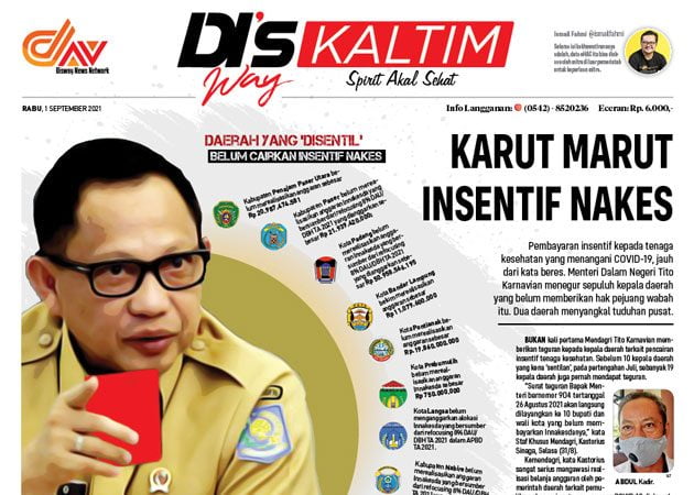 Disway Kaltim Edisi Cetak 1 September 2021